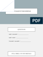 Covalent Bonding