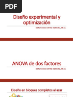 Diseño Experimental y Optimización