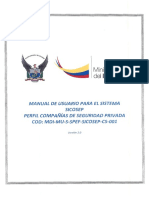 Manual de Usuario Compañías de Seguridad Privada v2.0