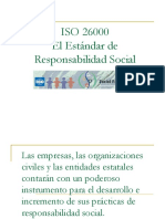 ISO 26000 Un Ejemplo para Implementacion