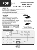 M65831AP/FP: Digital Echo (Digital Delay)