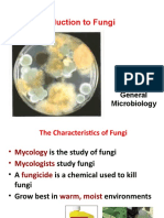 Introduction To Fungi: General Microbiology