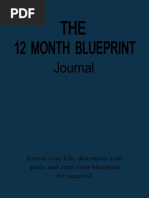 The 12 Month Blueprint Journal