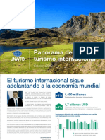 Panorama Turismo Internacional 2019