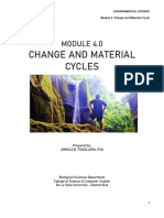 Change and Material Cycles: Prepared By: Arnold B. Fonollera, PHD