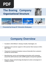 The Boeing Company: Organizational Structure