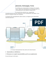 Accouplements, Embrayages, Freins