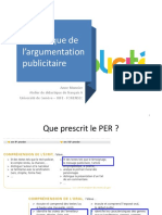 Largumentation Publicitaire