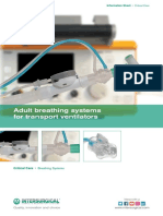 Adult Breathing Systems For Transport Ventilators