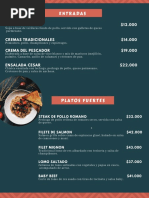 Carta Restaurante Actual