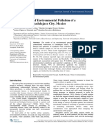 Perception Study of Environmental Pollut