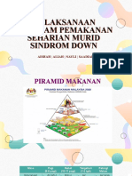 Pelaksanaan Rancangan Pemakanan Seharian Sindrom Down