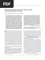 Pharmacological Management of Type 2 Diabetes Mellitus: Rationale For Rational Use of Insulin