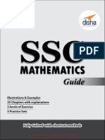 Disha SSC Mathematics Guide in English