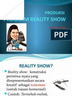 Produksi Program Reality Show