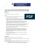 Security Department Operations: 02. Security Officer Training 05. Security Officer Use of Physical Force