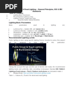 Public Street - ROAD LIGHTING CALC