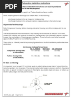 Turbonetics Installation Instructions