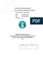 Laporan Praktikum Bakteriologi Uji Sensitivitas