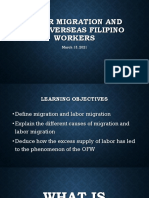 Lesson 2.3 Labor Migration and The Overseas Filipino Workers