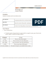 PLSQL 4.2 Practice Answer