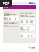 Biolys: Product Information