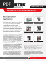 #Ametek Sulfur Recovery Analyzers