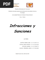 Infracciones y Sanciones Tributarias en Venezuela