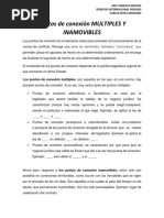 Puntos de Conexión MULTIPLES Y Inamovibles: Los Puntos de Conexión Múltiples, Son Aquellos en Los Que, en Una Norma, Hay