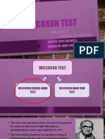 Wilcoxon Test: Lador, Cindy P. Obinguar, Ma. An Gelica U Saludo, Coke Aidenry E. Sombelon, Mary Grace B