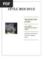 Ufylc Mun 2015: Background Guide