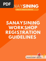 03 - SANAYSINING Registration Guidelines