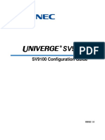 SV9100 Configuration Guide Rev1.0