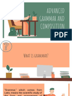 Advanced Grammar and Composition