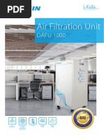 Daikin Air Filtration Unit 1000 Leaflet