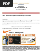 Nike: Product Development From Concept To Customer: Case 01