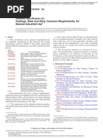 ASTM A781A781M Standard Specification For Castings, Steel and Alloy, Common Requirements, For General Industrial Use