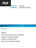 Validating Dissolution Methods