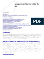 Service Level Management: Informe Oficial de Mejores Prácticas