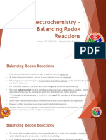 1-5 Electrochemistry - Balancing Redox Reactions