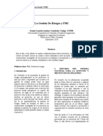 Gestion de Riesgo y PMI