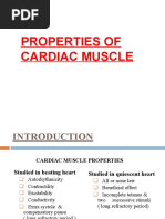 PROPERTIES OF CARDIAC MUSCLEs