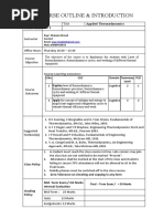 Course Outline & Introduction: Applied Thermodynamics