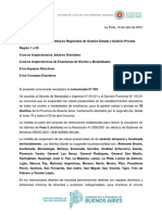 Comunicado Rectificatorio Sobre Suspensión de Clases Presenciales