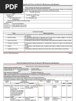 Carta Descriptiva Curso Excel Principiantes