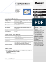 Netkey Category 6 Utp Jack Modules: Technical Information