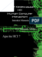 Pertemuan 5 IMK Tingkat Kedewasaan HCI