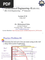 Geotechnical Engineering-Ii: BSC Civil Engineering - 5 Semester