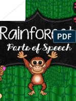 Rainforest Parts of Speech Sort