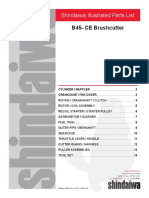 Shindaiwa Illustrated Parts List: B45-CE Brushcutter